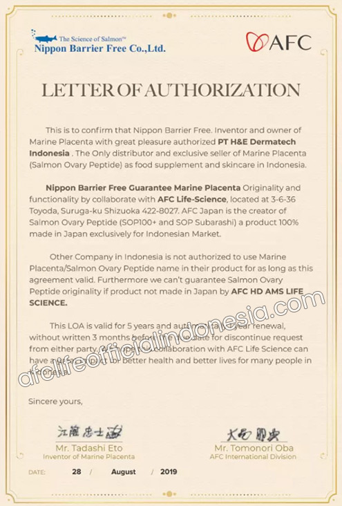 AFC SOP License for AFC Indonesia